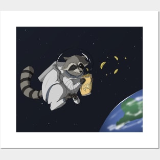 Space Raccoon Posters and Art